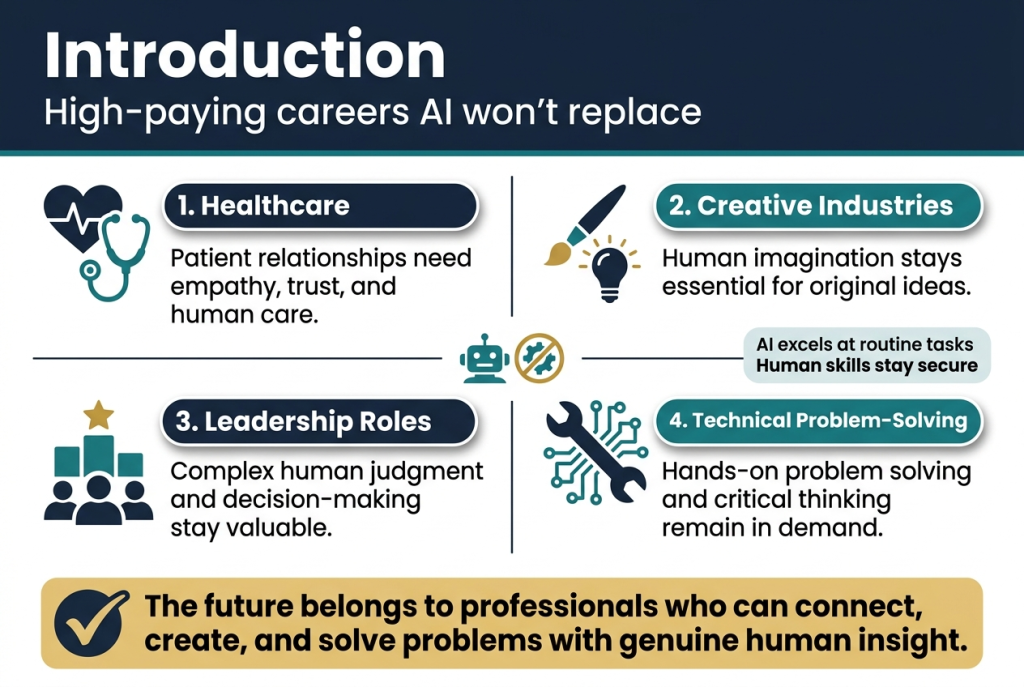 The Future of Work: 10 High-Paying Jobs AI Will Never Replace