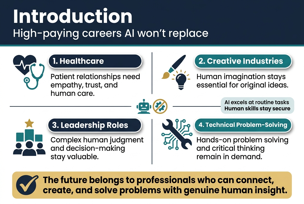 The Future of Work: 10 High-Paying Jobs AI Will Never Replace